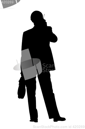 Image of Silhouette businessman