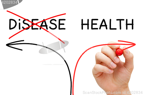 Image of Health Or Disease Arrows Concept
