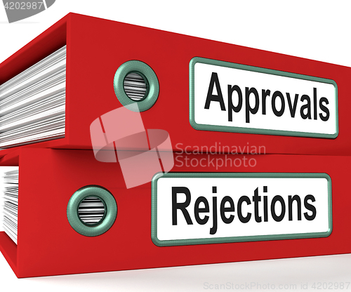 Image of Approvals Rejections Files Showing Accept Or Decline Reports
