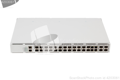 Image of Gigabit Ethernet switch with SFP slot