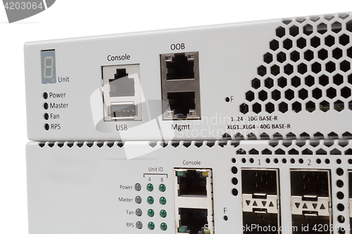 Image of Gigabit Ethernet switch with SFP slot