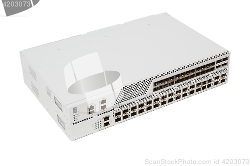 Image of Gigabit Ethernet switch with SFP slot