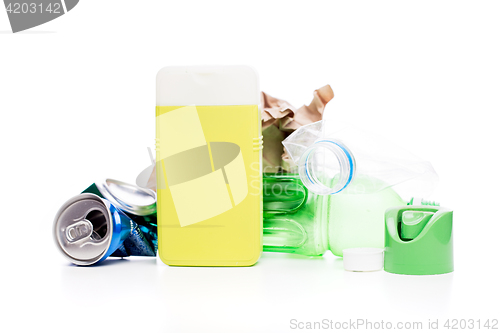 Image of Photography of used plastic bottles