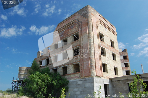 Image of Lost city. Near Chernobyl area. Modern ruins. Ukraine