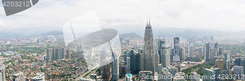 Image of Urban modern buildings in afternoon