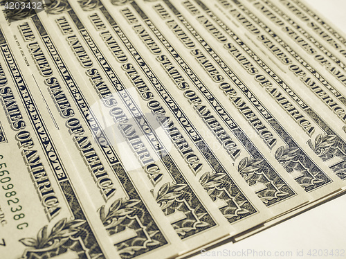 Image of Vintage Dollar notes 1 Dollar