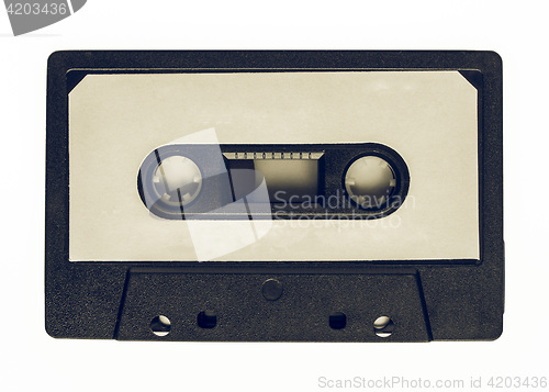 Image of Vintage looking Tape cassette