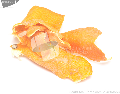 Image of dryed tangerine peel