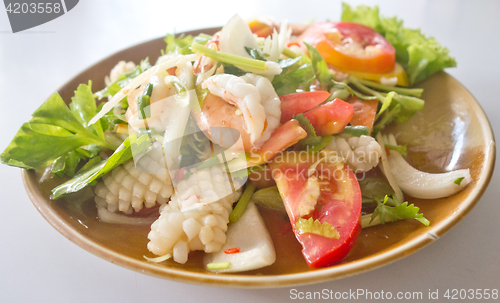 Image of noodle glass salad