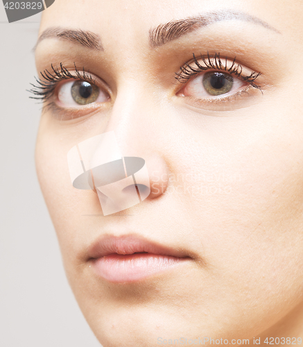 Image of beautiful woman face