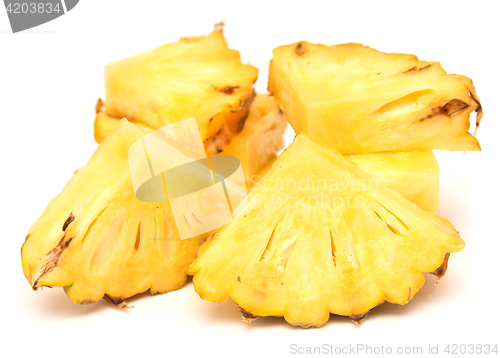 Image of pieces of pineapple