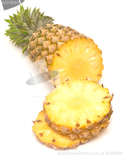 Image of pineapple on white