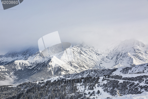 Image of Bad Weather in Mountains