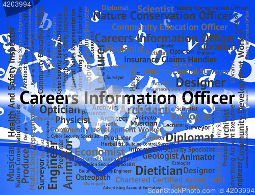 Image of Careers Information Officer Means Vocations Hiring And Advisor
