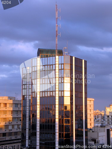 Image of Glass tower. Nicosia. Cyprus