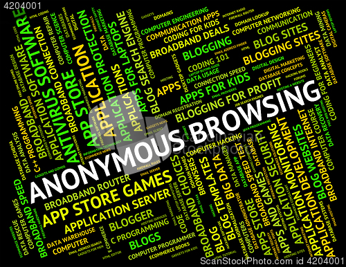 Image of Anonymous Browsing Indicates Browser Undesignated And Unidentifi