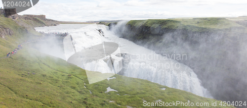 Image of Gullfoss waterfall - Iceland