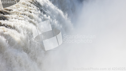 Image of Gullfoss waterfall - Iceland - Detail