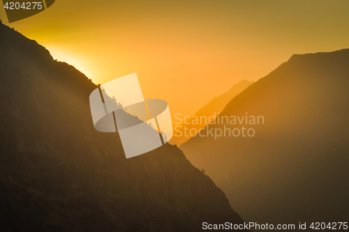 Image of Sunrise in Nepal