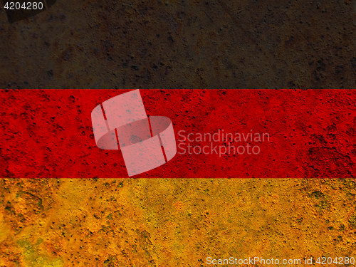 Image of Textured flag of Germany