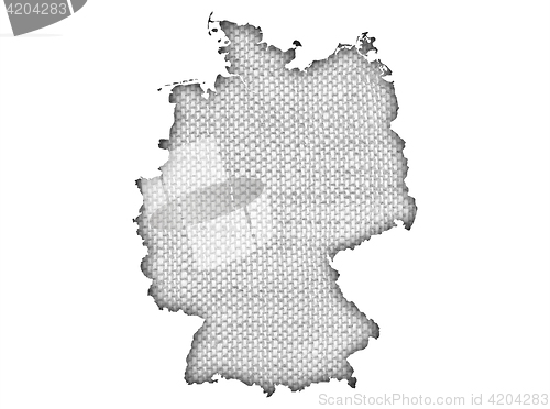 Image of Textured map of Germany,