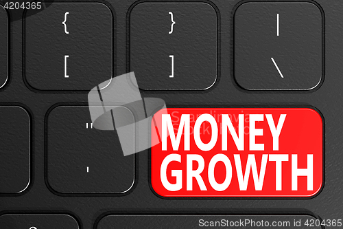 Image of Money Growth on black keyboard