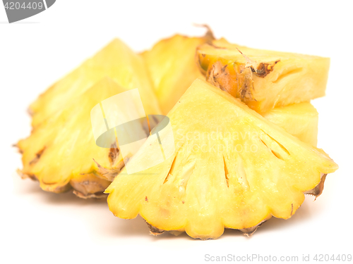 Image of pineapple on white