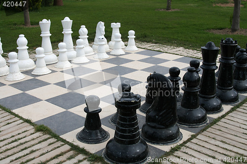 Image of Outdoor chess