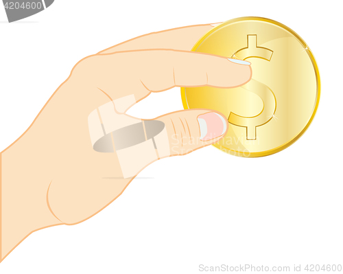 Image of Coin in hand