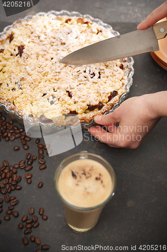 Image of Homemade cake, Coffee and cake.