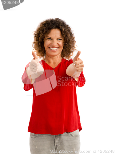 Image of Happy woman