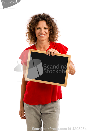 Image of Happy mature woman