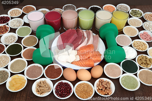 Image of Health Food and Drinks for Body Builders