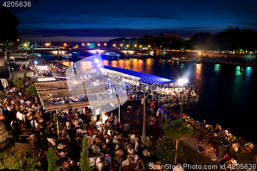 Image of Parisian summer cafe