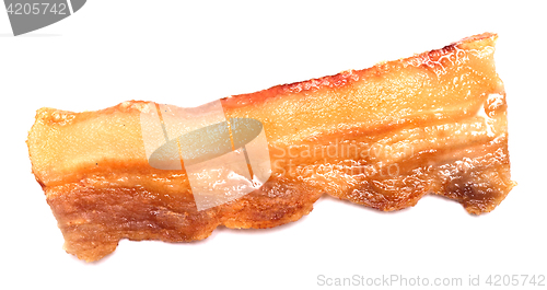 Image of bacon on white