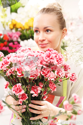 Image of A bouquet of cut flowers