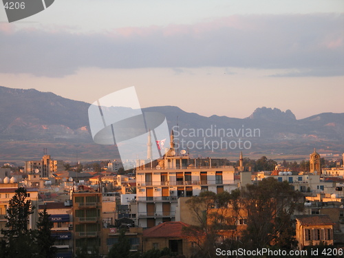 Image of Aftrernoon light. Nicosia. Cyprus