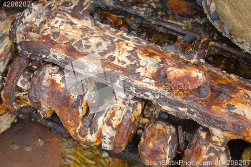 Image of Rusty engine block