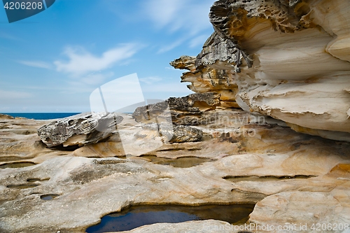 Image of Coastal rock formations