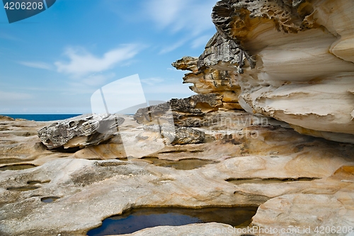 Image of Coastal rock formations