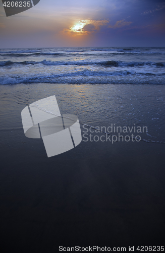 Image of Sunset at Atlantic Ocean