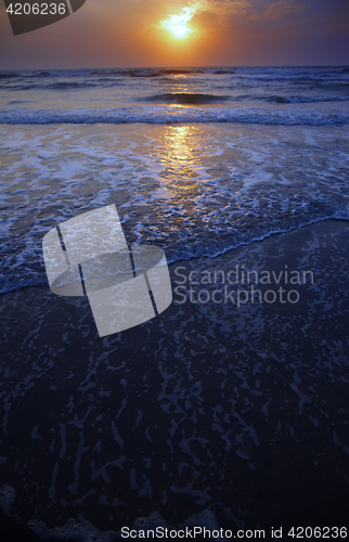 Image of Sunset at Atlantic Ocean