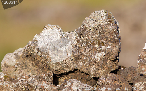 Image of Lava rock from volcano - Iceland