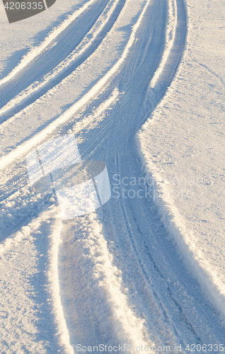 Image of Road in the snow