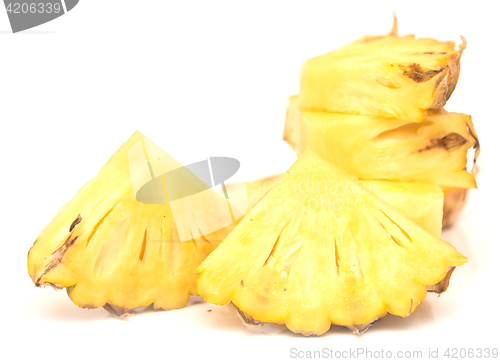 Image of pineapple on white