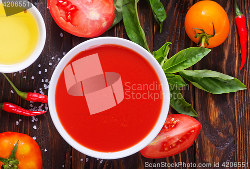 Image of tomato soup