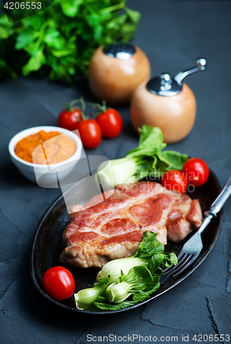 Image of fried steak