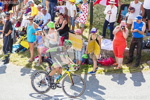 Image of The Cyclist Pierre-Luc Perichon on Col du Glandon - Tour de Fran