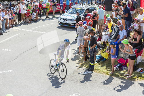 Image of The Cyclist Simon Yates on Col du Glandon - Tour de France 2015