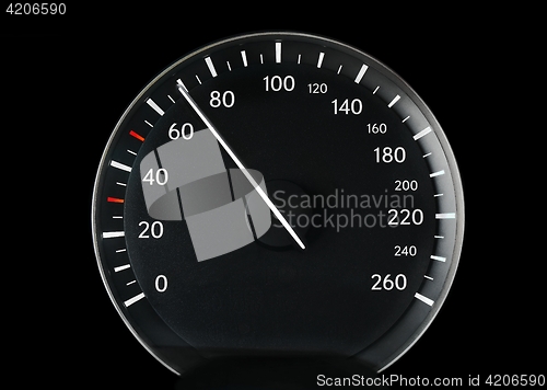 Image of Speedometer of a car